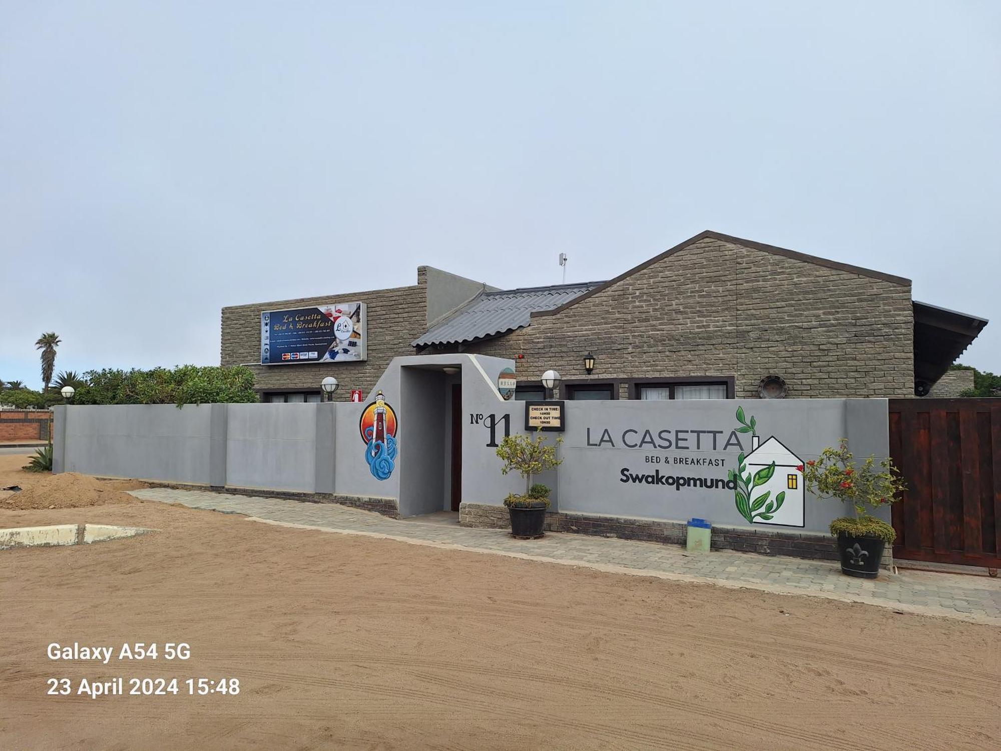 La Casetta Bed & Breakfast Swakopmund Exterior photo